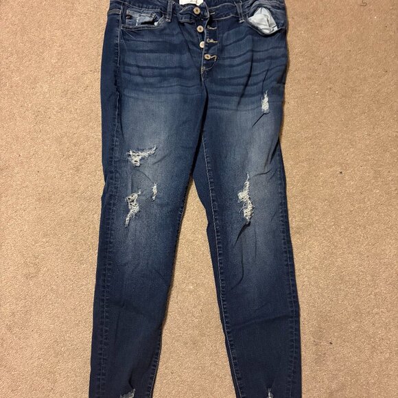 Kan Can Button Fly Jeans - Picture 1 of 4